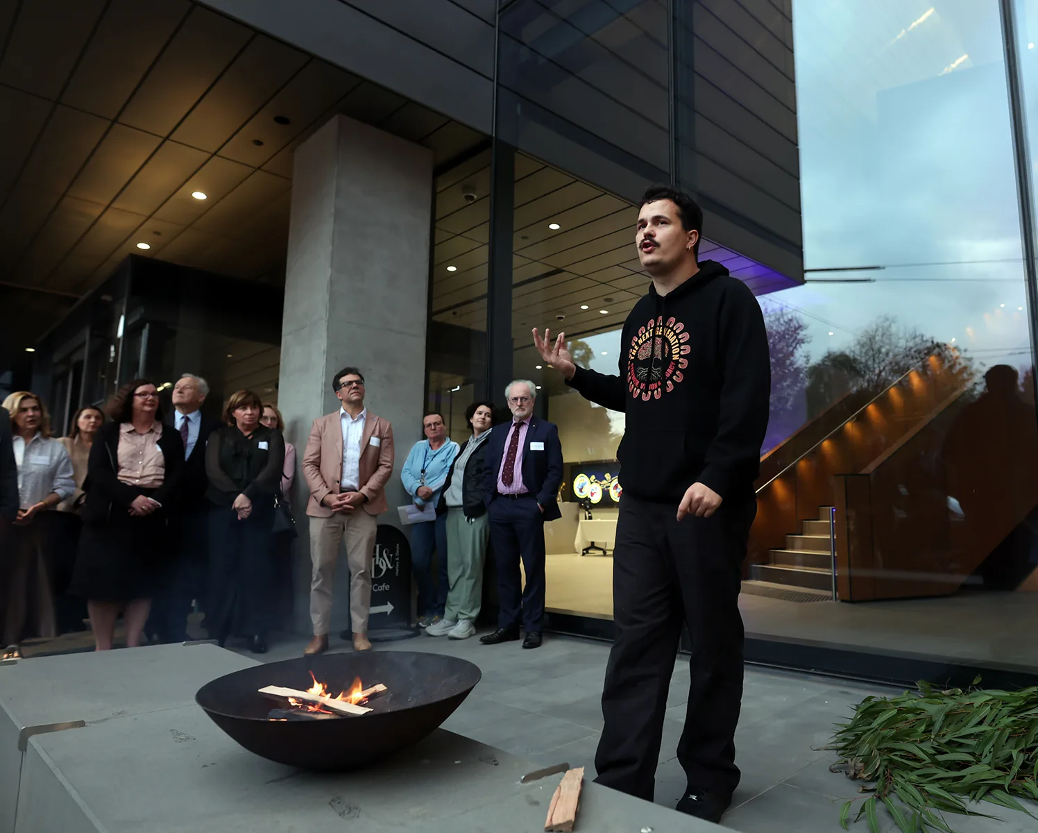 Speaker presenting during a Melbourne brand activation